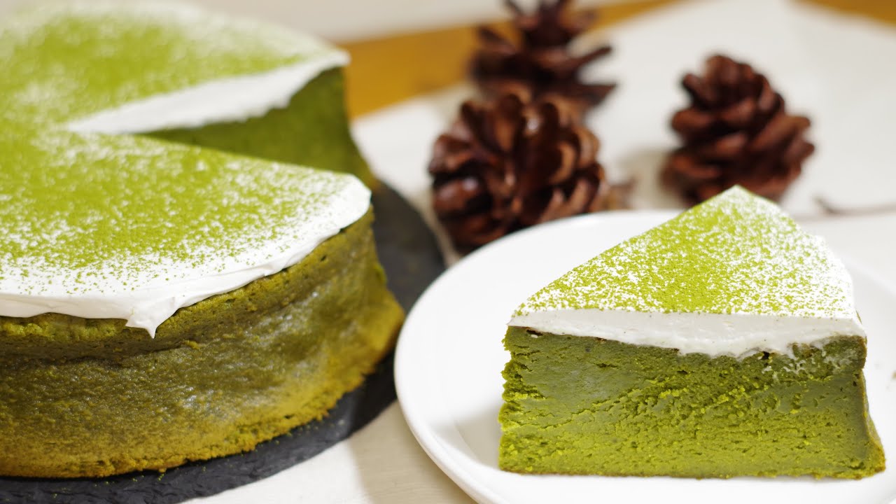 抹茶のガトーショコラ・フォンダン（１８cmスポンジ型１台分）matcha gateauchocolat fondant