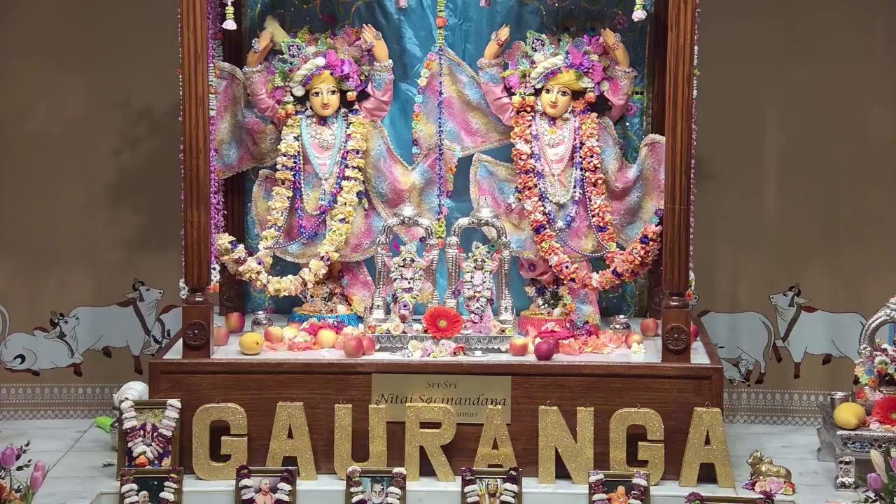 Gaura Paurnima Celebrations | Abhishek & Lecture | HG Parama Karuna Das
