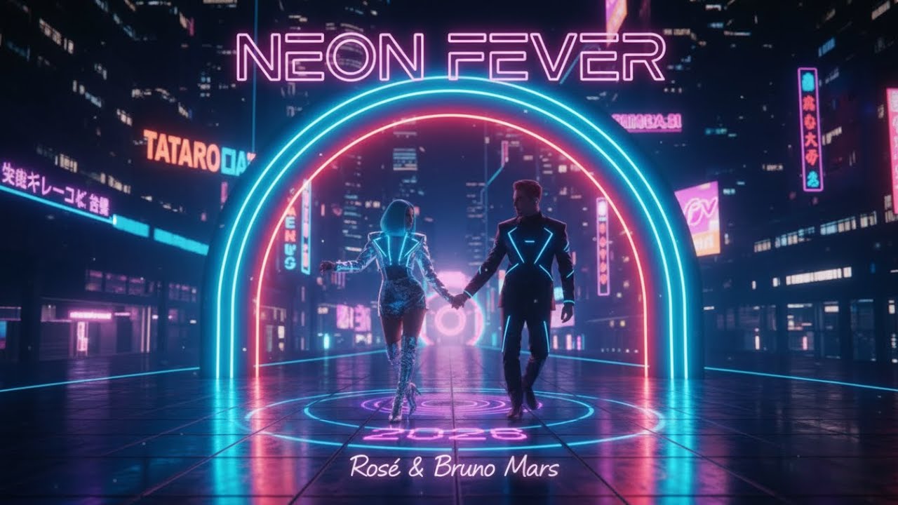 Neon Fever - Ros&eacute; & Bruno Mars (Official Audio) | 2026 Pop Anthem