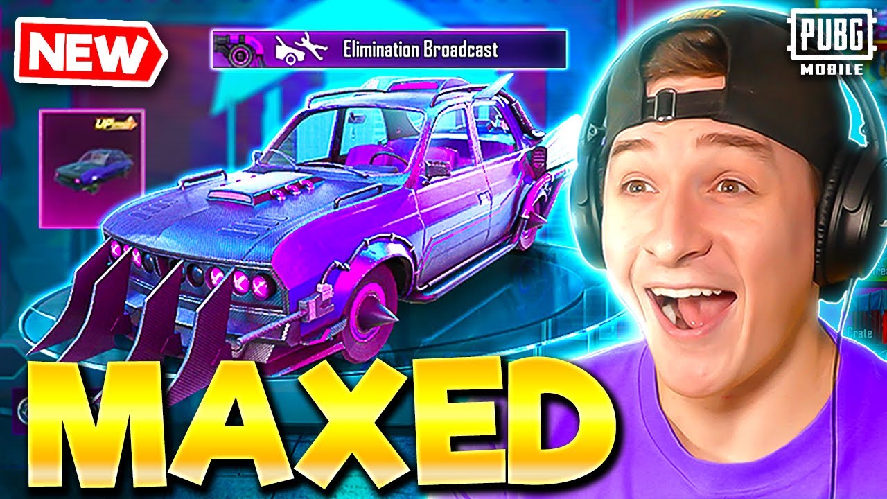 MAXED MIDKNIGHT DACIA LEGENDARY SKIN! PUBG MOBILE