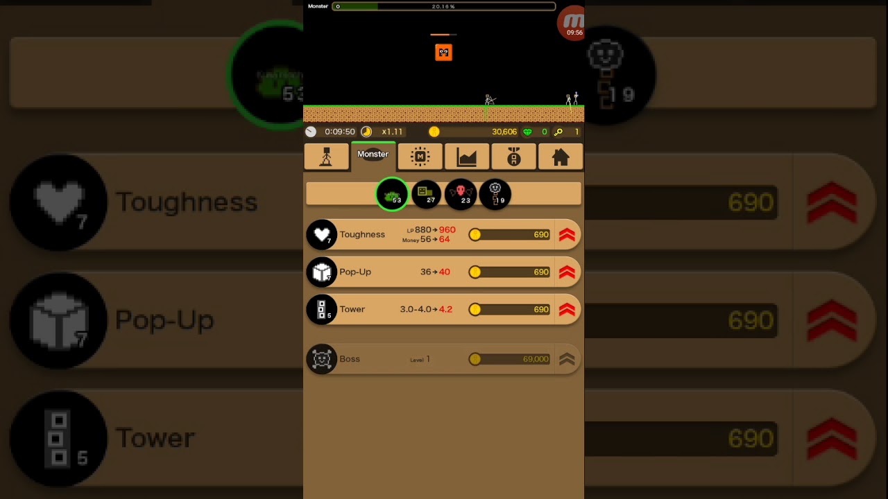 Monster box gameplay part 1: start fighting the monsters
