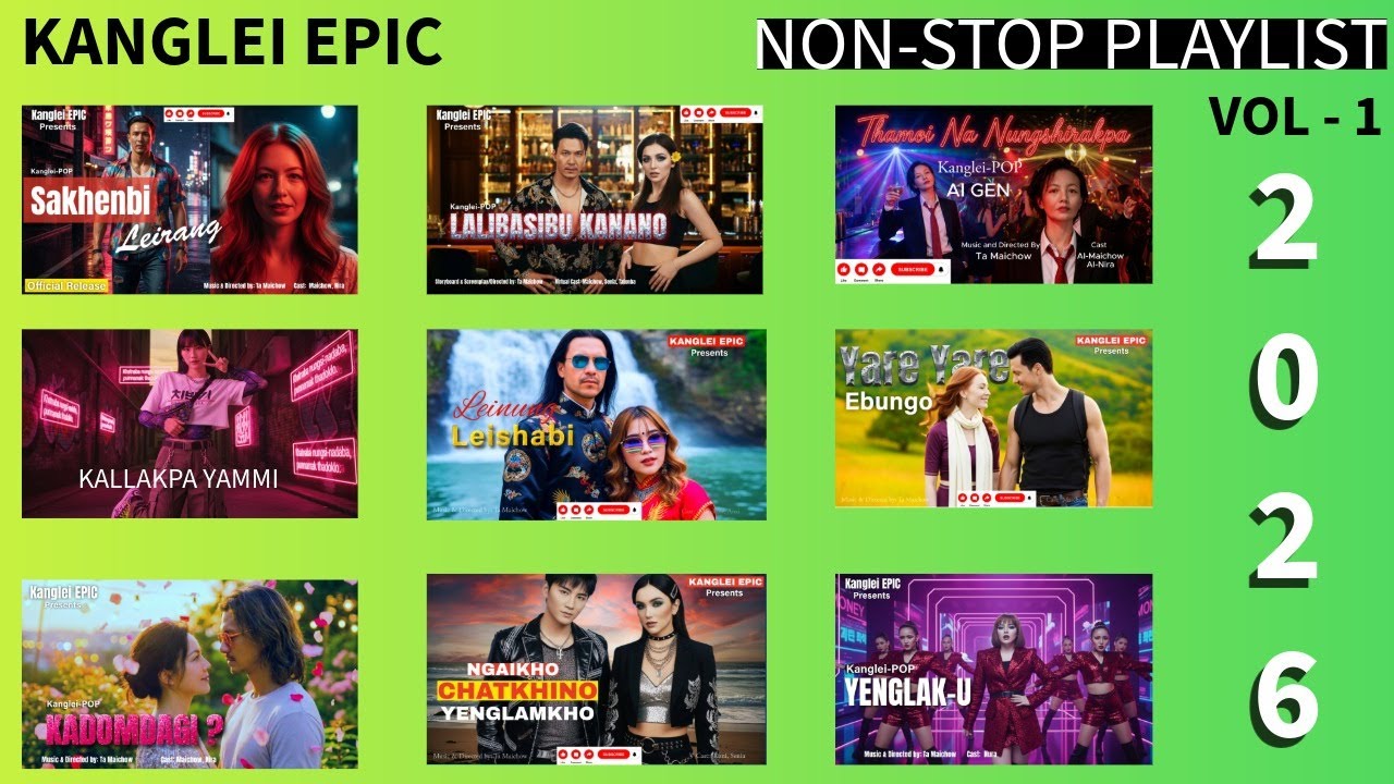 NON_STOP VOL- 1| Playlists Music Video | Kanglei-pop - Kanglei Epic 2026