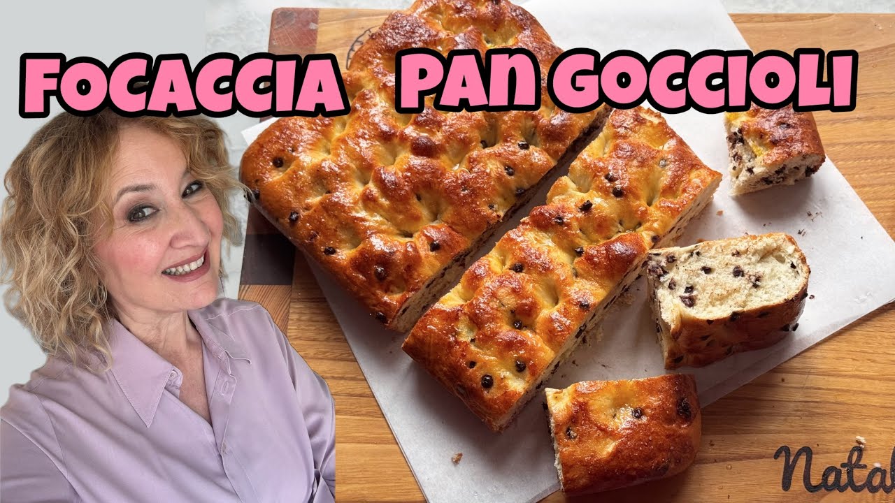 La focaccia dolce che sembra un Pan Goccioli gigante