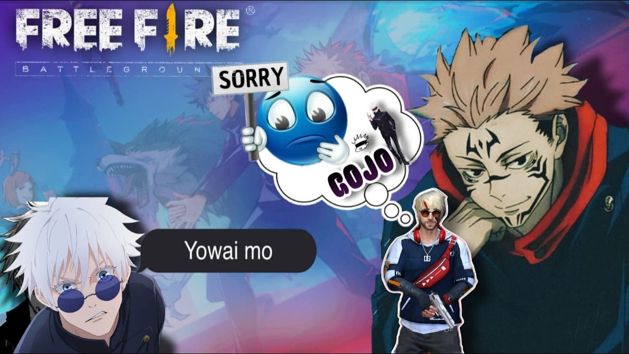 Gojo free fire sukuna (सुकूना) 😀 