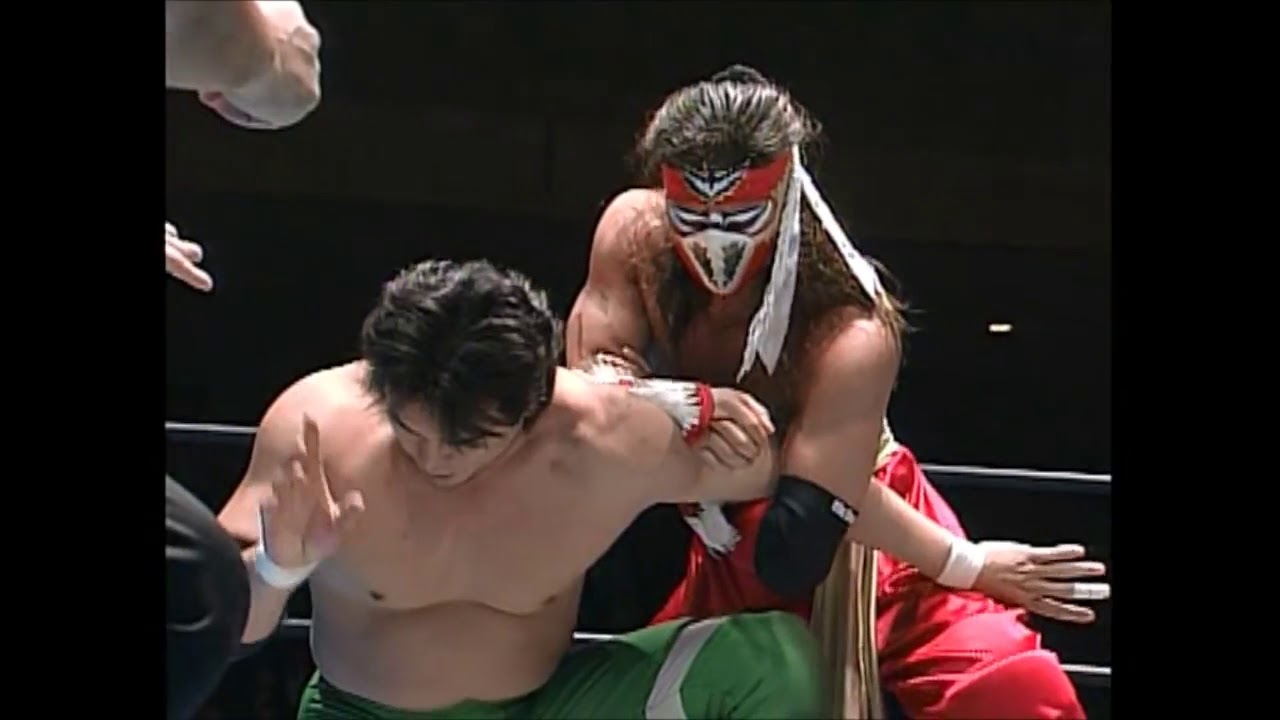 AJPW - Hayabusa & Jinsei Shinzaki vs Mitsuharu Misawa & Jun Akiyama