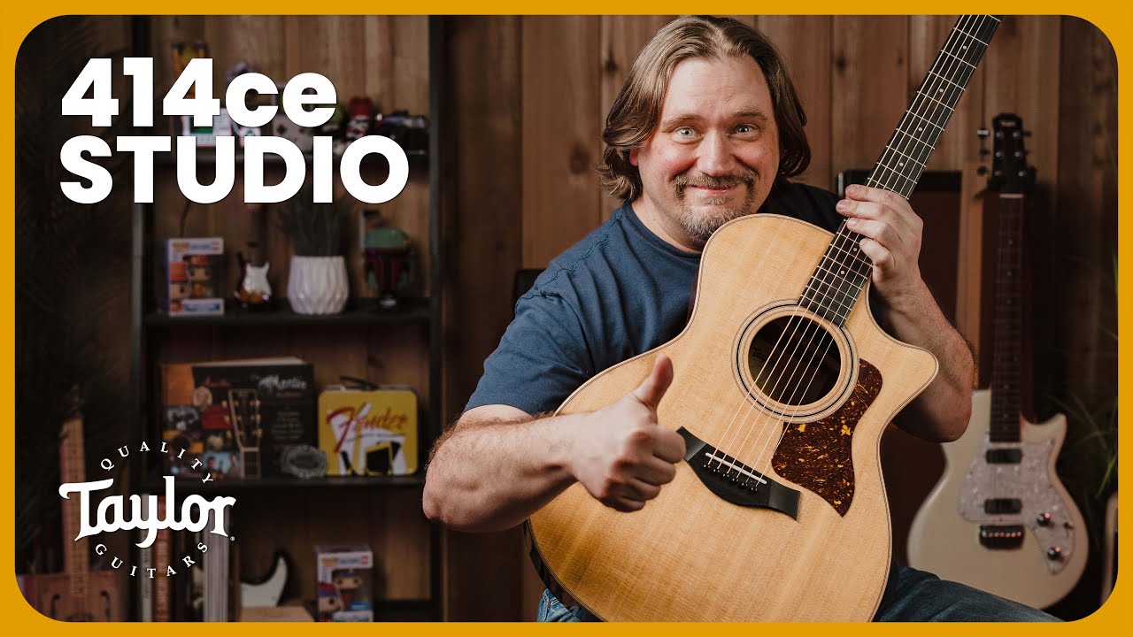 Демонстрация электроакустической гитары Taylor 414ce Studio Special Edition