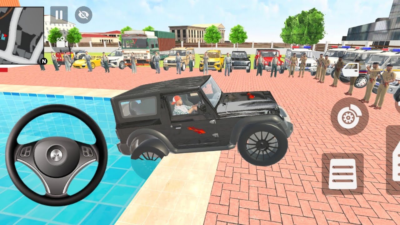 Modified Police Car 🚨 Indian Gangster Open World Rampage | Android Simulator Gameplay 🚓
