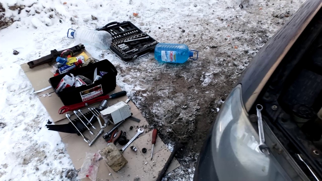 Замена подшипника в натяжном ролике
