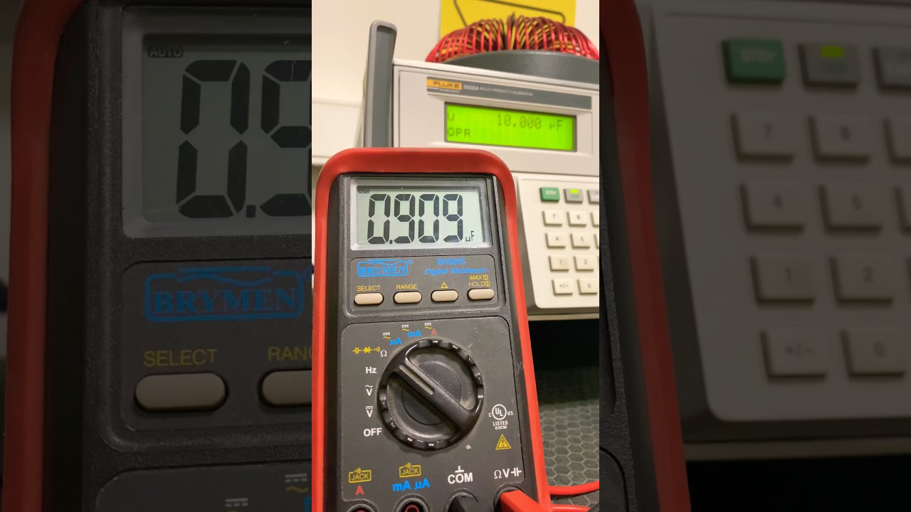 Brymen Multimeter Capacitance&Diyod Calibration #calibration #technology #shorts #multimeter