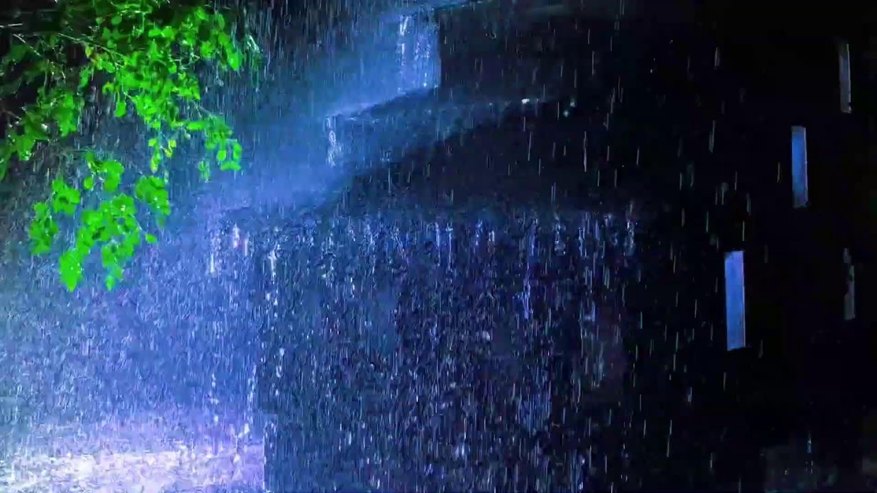 Rain Sounds for Sleeping - ASMR Extreme Rain On Tin Roof for Chronic Insomnia Relief | HEAVY RAIN