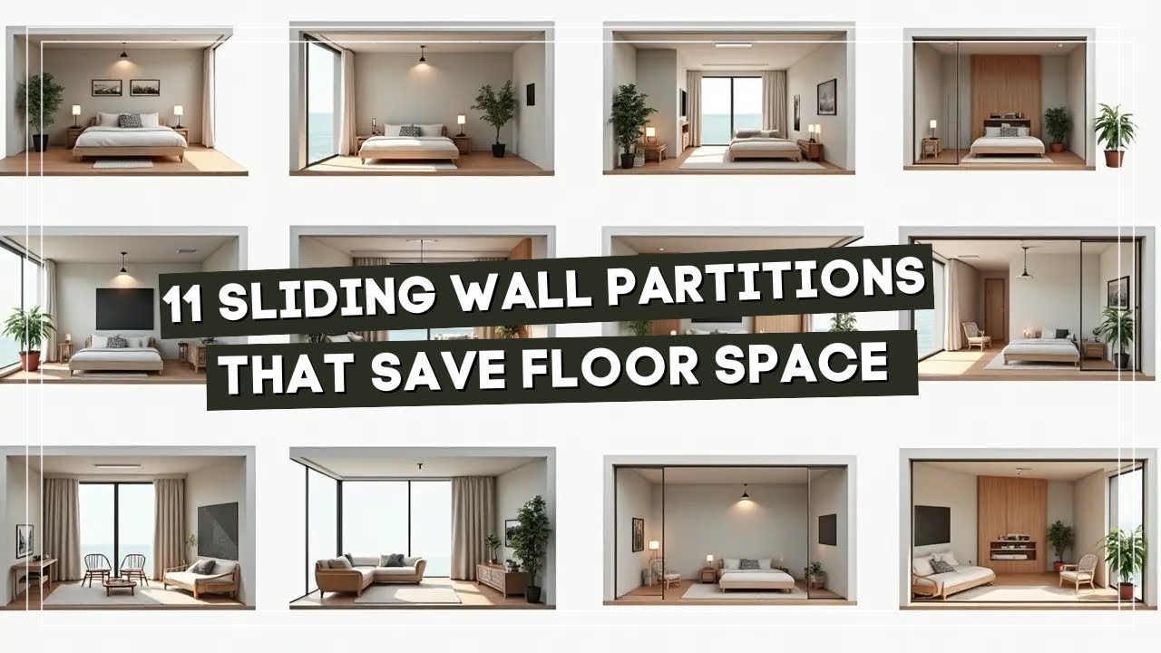 11 Sliding Wall Partitions That Save Floor Space | Smart Home Design Ideas | BricksBeam