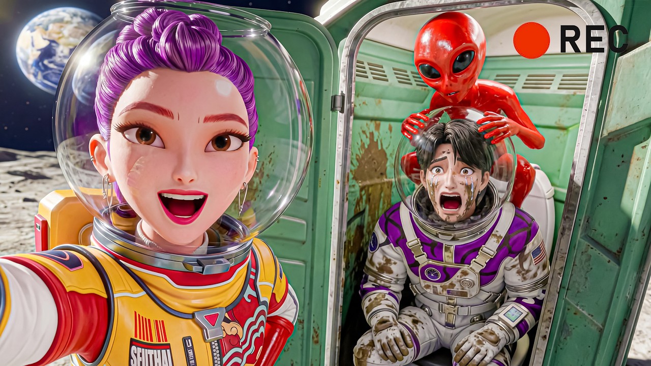 😱 VLOG: WHAT DID RUMI JUST DISCOVER?! Juni Trapped as a RED ALIEN Takes Control | KPDH