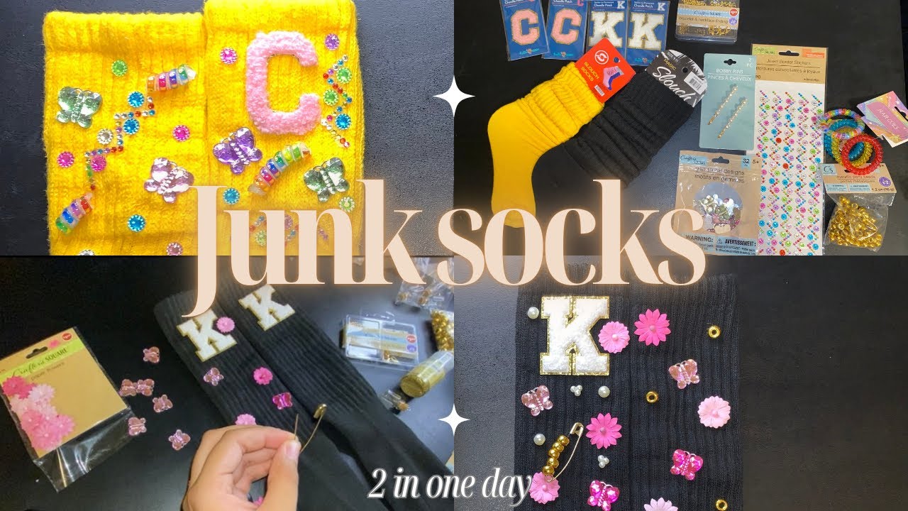 Make more junk socks with me! 🌸 🦋