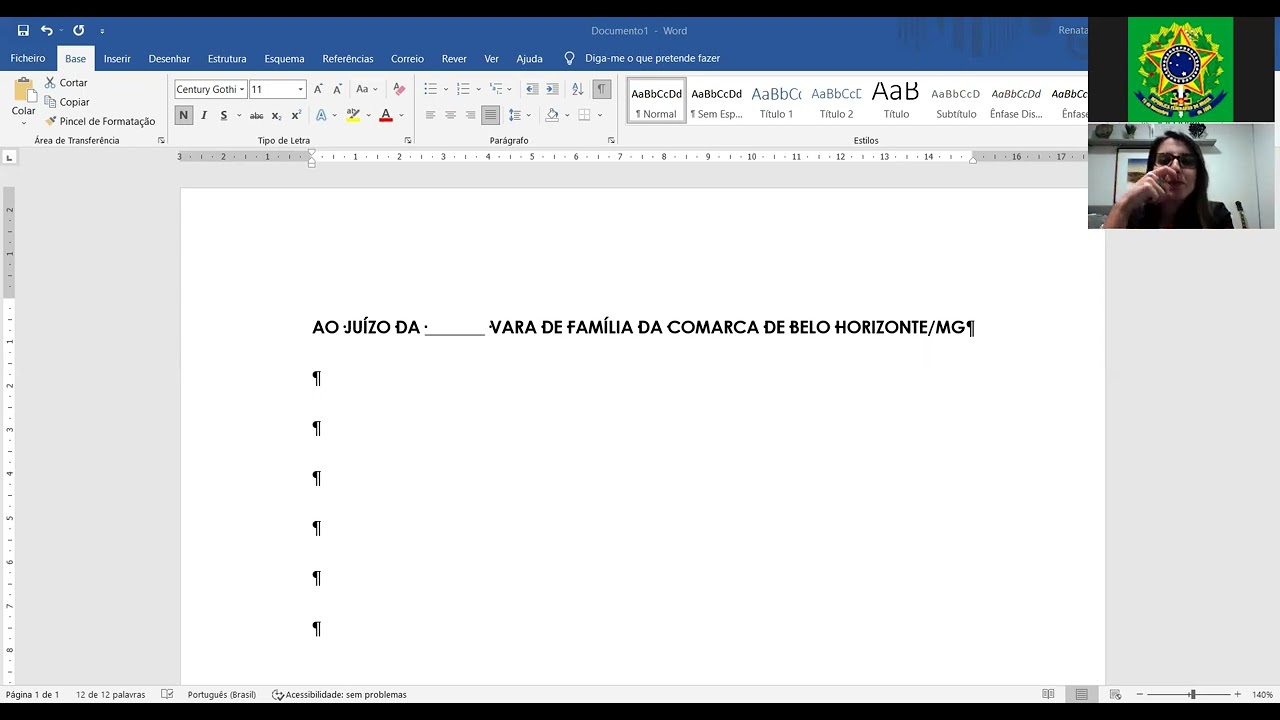 Petição inicial - prática simulada 04/03/2022, parte I