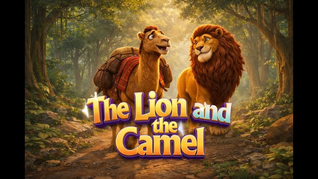 The Lion and the Camel | A Panchatantra Story About Trust, Greed and Wisdom | Indian Moral Story