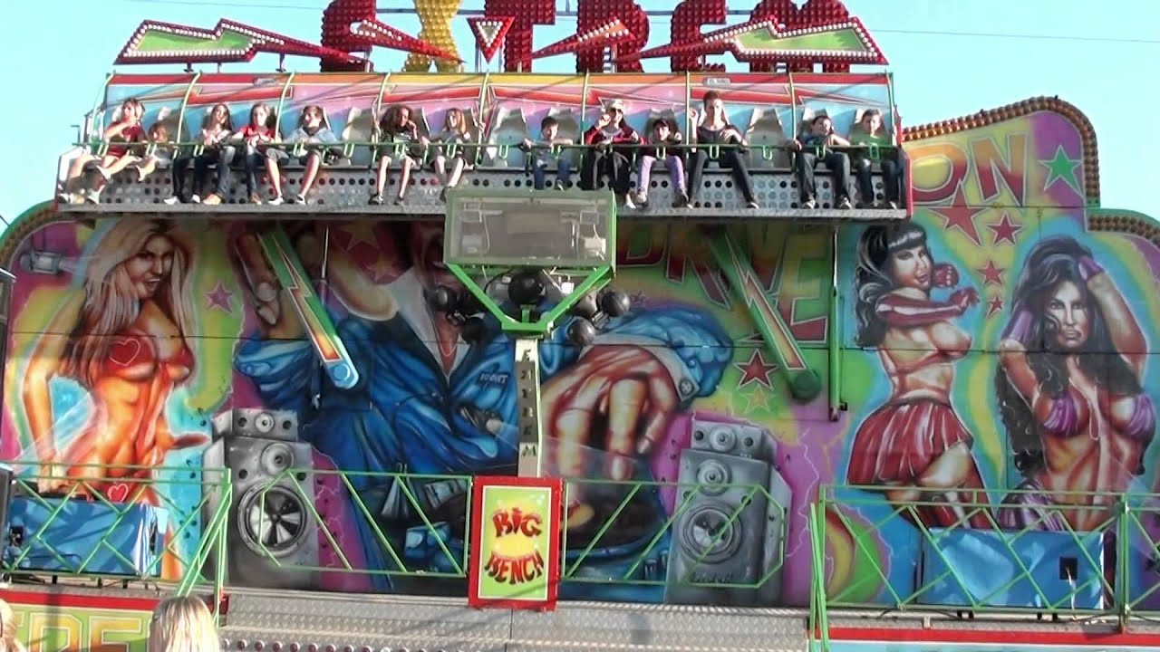 Letohradská Kopečková pouť 2012 - ATRAKCE LAVICE EXTREM / ATTRACTION BENCH EXTREM OFF-RIDE
