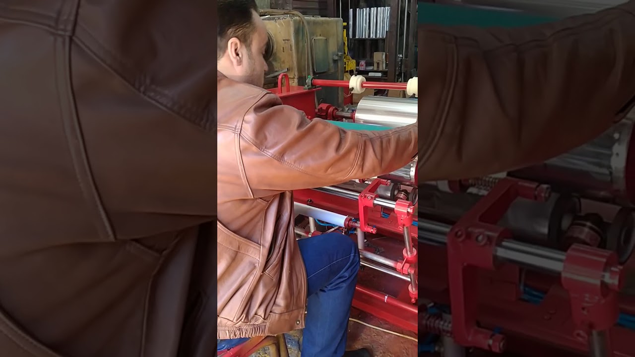 الجاسر للصناعات الهندسية ماكينة لف الفويل والاسترتش موديل 2021 للاستعلام م احمد شعير 01002642096