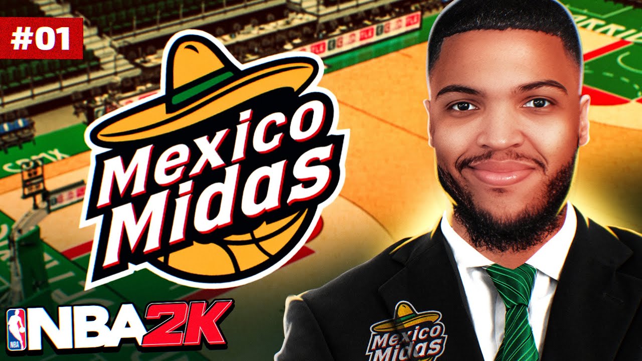 A CRIA&Ccedil;&Atilde;O DO MAIOR TIME DA NBA! MEXICO CITY MIDAS | NBA 2K26 My Era - EP 1