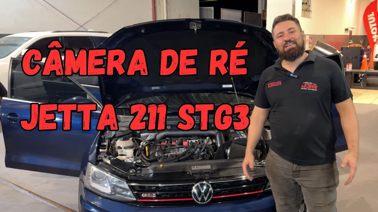 JETTA 211 2014 STG3 - INSTALAÇÃO CÂMERA DE RÉ