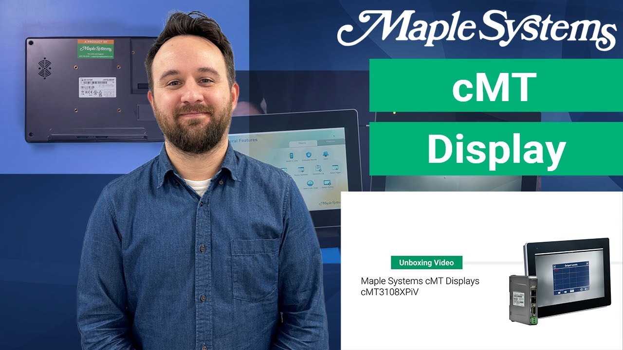 Unboxing a Maple Systems cMT Display - cMT3108XPiV