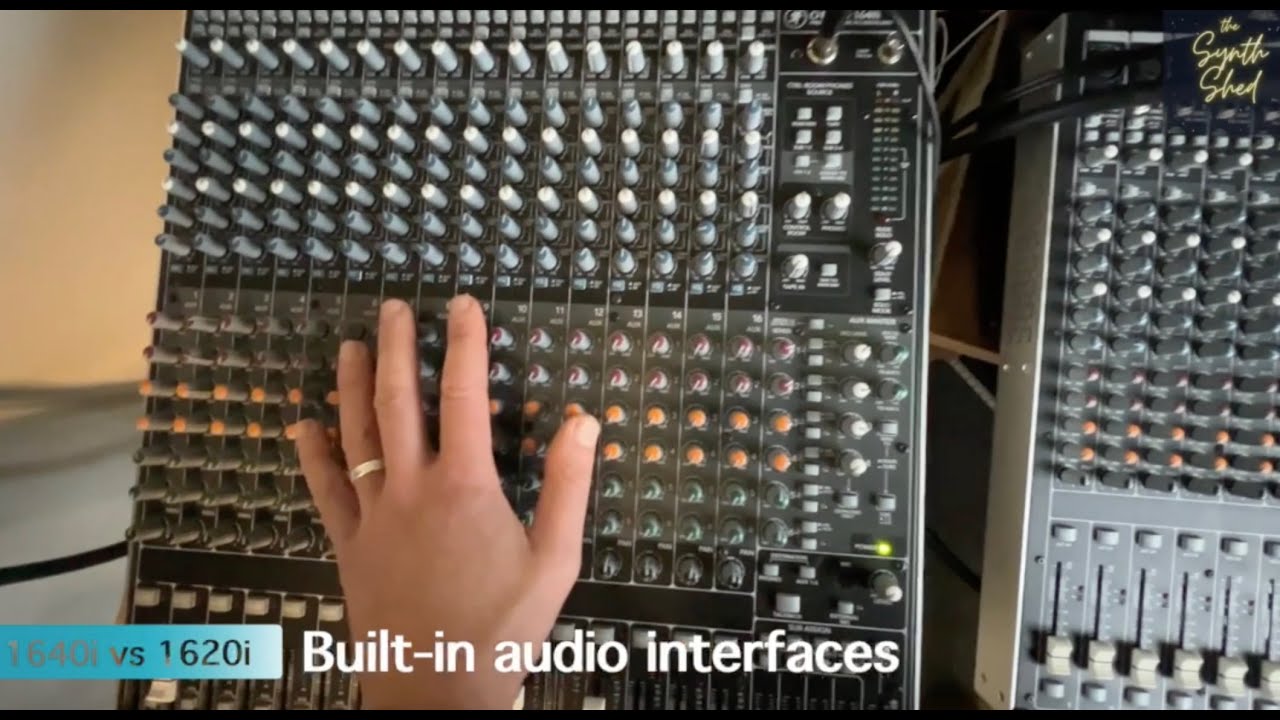Mackie Onyx 'i' series Firewire mixers compared: 1640i vs 1620i