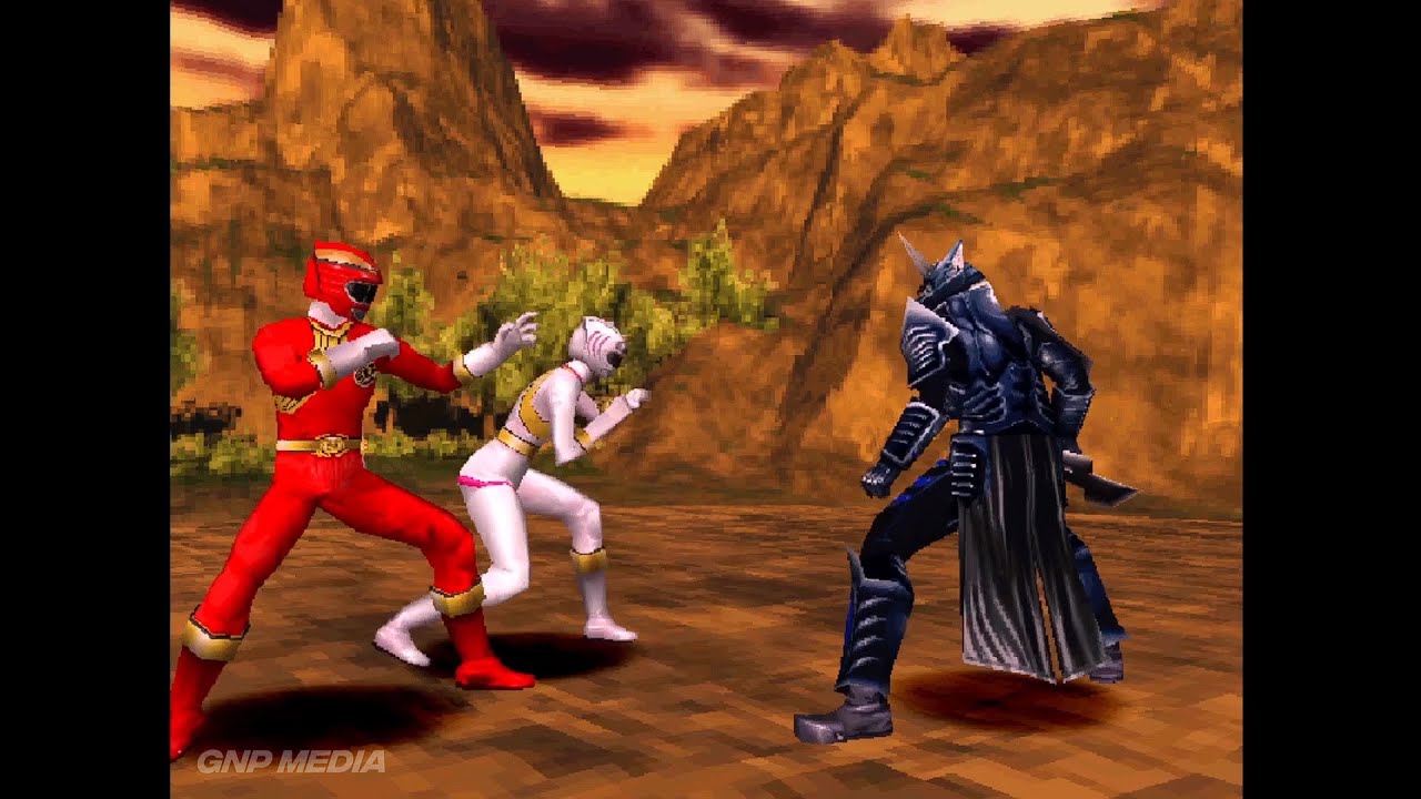 Hyakujuu Sentai Gaoranger [PS1] - Rouki (Zen-Aku) Episode - Gameplay