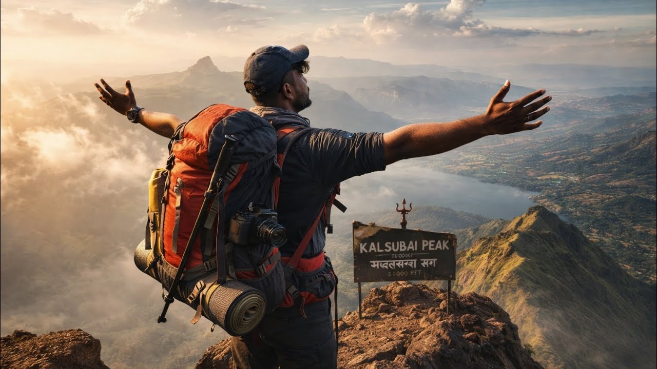 Kalsubai (The everest of maharashtra ) trekk ⛰️⚡️.. #vlog #nature #trekking #kalsubai 