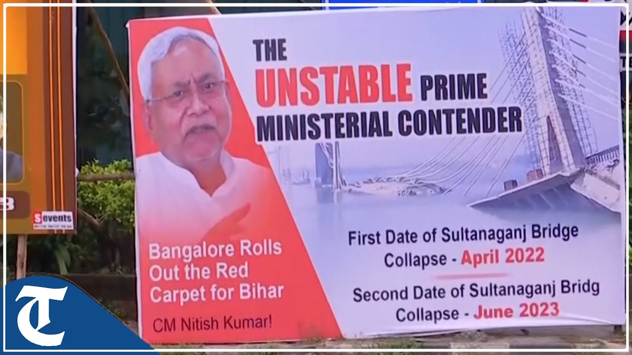 'The Unstable Prime Ministerial Candidate' posters targeting CM Nitish Kumar put up in Bengaluru