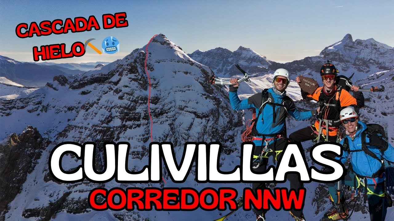 PICO CULIVILLAS 2.523m | Escalada por el Corredor NNW