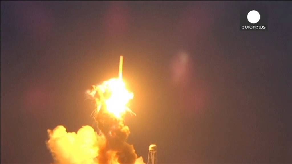 Antares Rocket Explodes At Liftoff