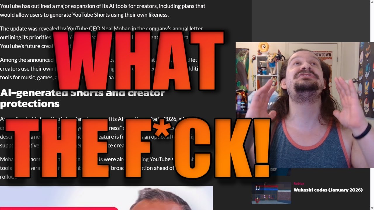 AI-POWERED SHORTS?!?! YouTube's 2026 Priorities!! *RAGE RANT*