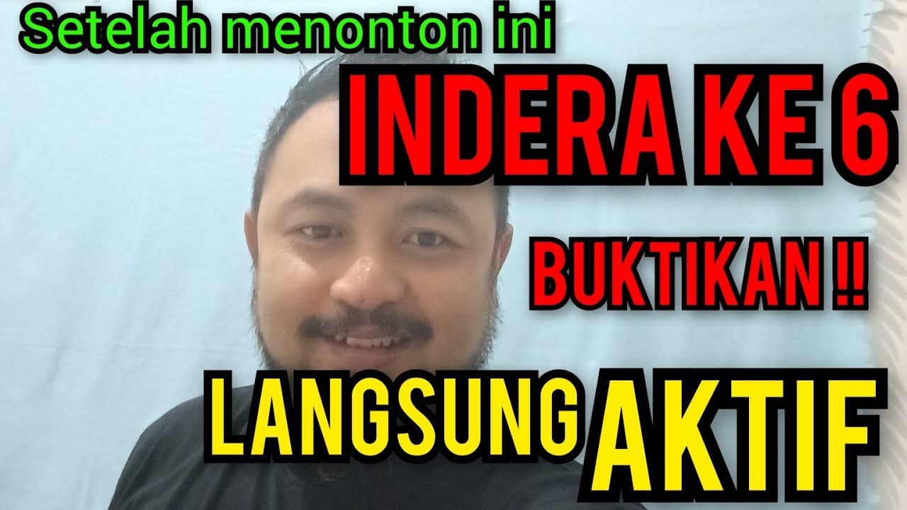 SETELAH NONTON INI INDERA KE 6 LANGSUNG AKTIF. #inderakeenam #dimensihalus #mistisindonesia