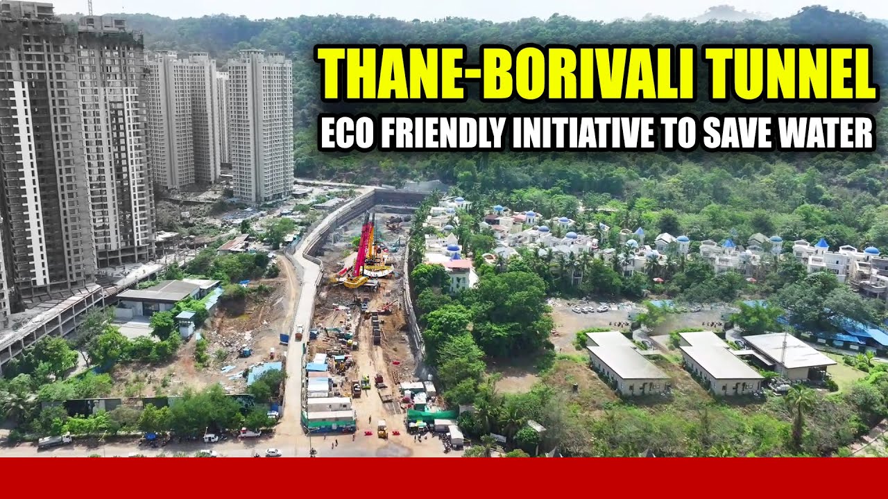 Thane - Borivali Tunnel: Eco friendly initiative to save water | Megha Engineering