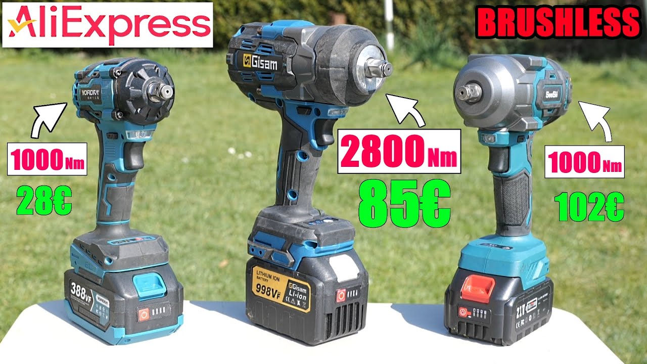 Я тестирую 4 товара с ALIEXPRESS: ударный гайковерт на 2800 Нм, бензопилу на 40 В (акция к юбилею)