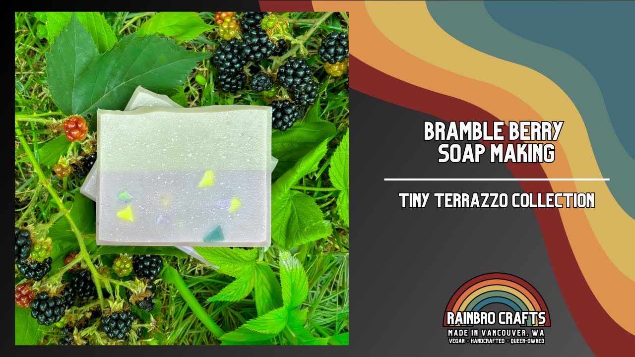 The Prettiest Soap You'll Ever See? Bramble Berry! (Vegan Cold Process Soap Making)
