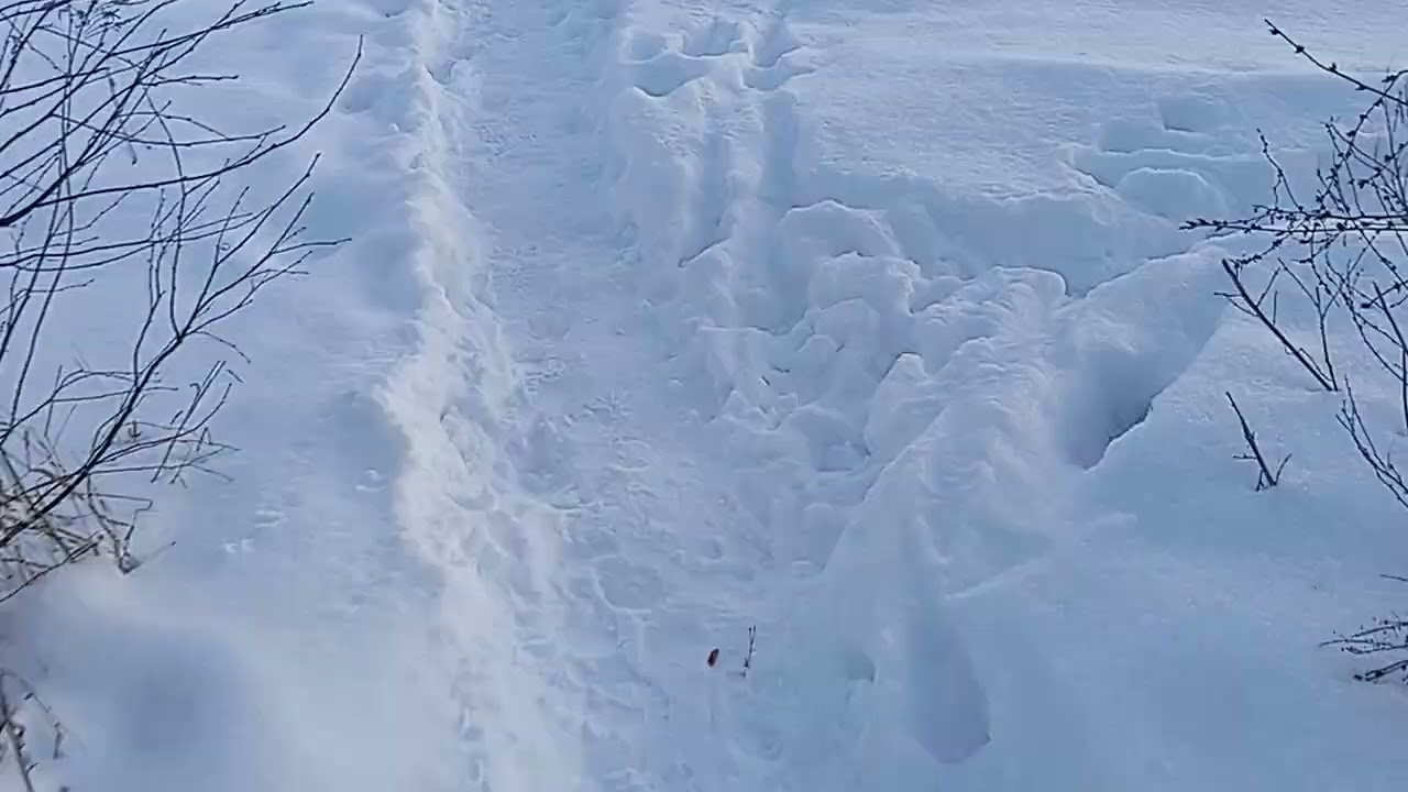 Зимняя дорога.Закат солнца.