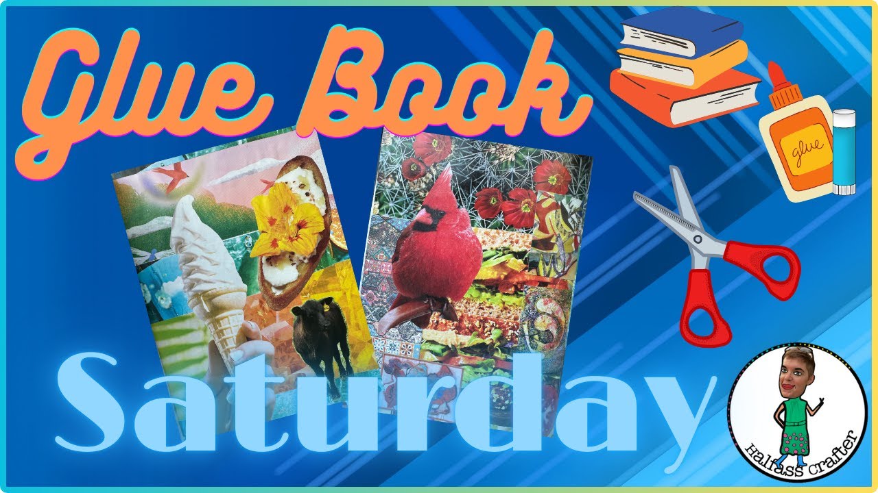 Hey! Hay! #gluebook SATURDAY! with HORSIES!