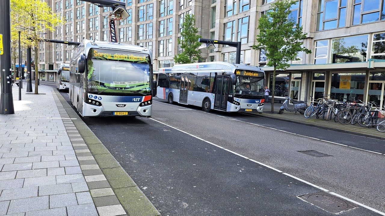Het openbaar vervoer rond Rotterdam CS en Alexander 24-04-2024
