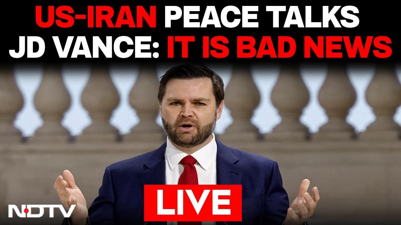 US Iran War | JD Vance LIVE | US Iran Talks Fail | Islamabad Peace Talks | US Iran War