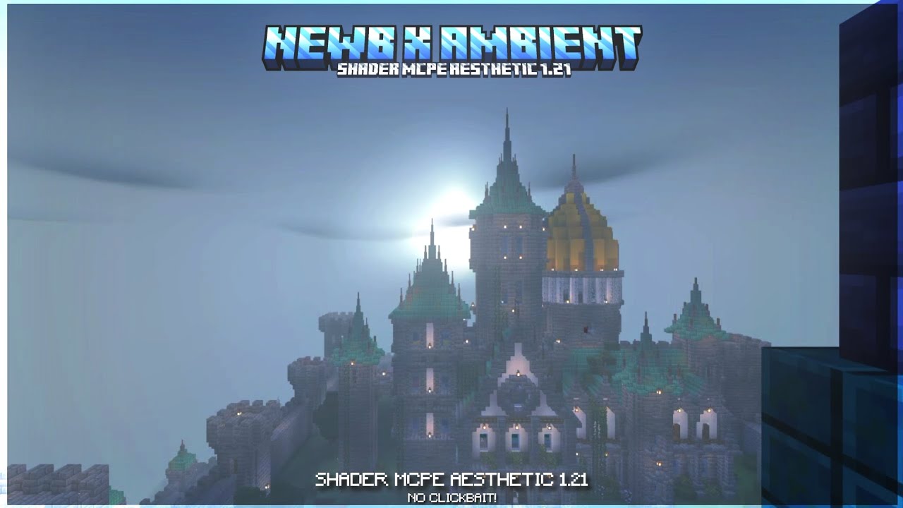 ШЕЙДЕР MCPE AESTHETIC 1.21 || НОВЫЕ ШЕЙДЕРЫ || НОВЫЕ X AMBIENT || ШЕЙДЕР MCPE 1.21