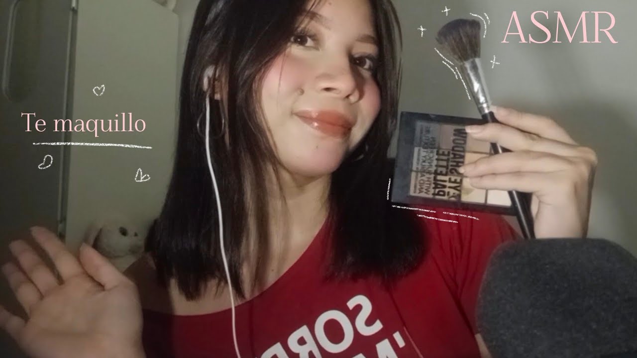 Mi primer ASMR ROLEPLAY | te maquillo 💄