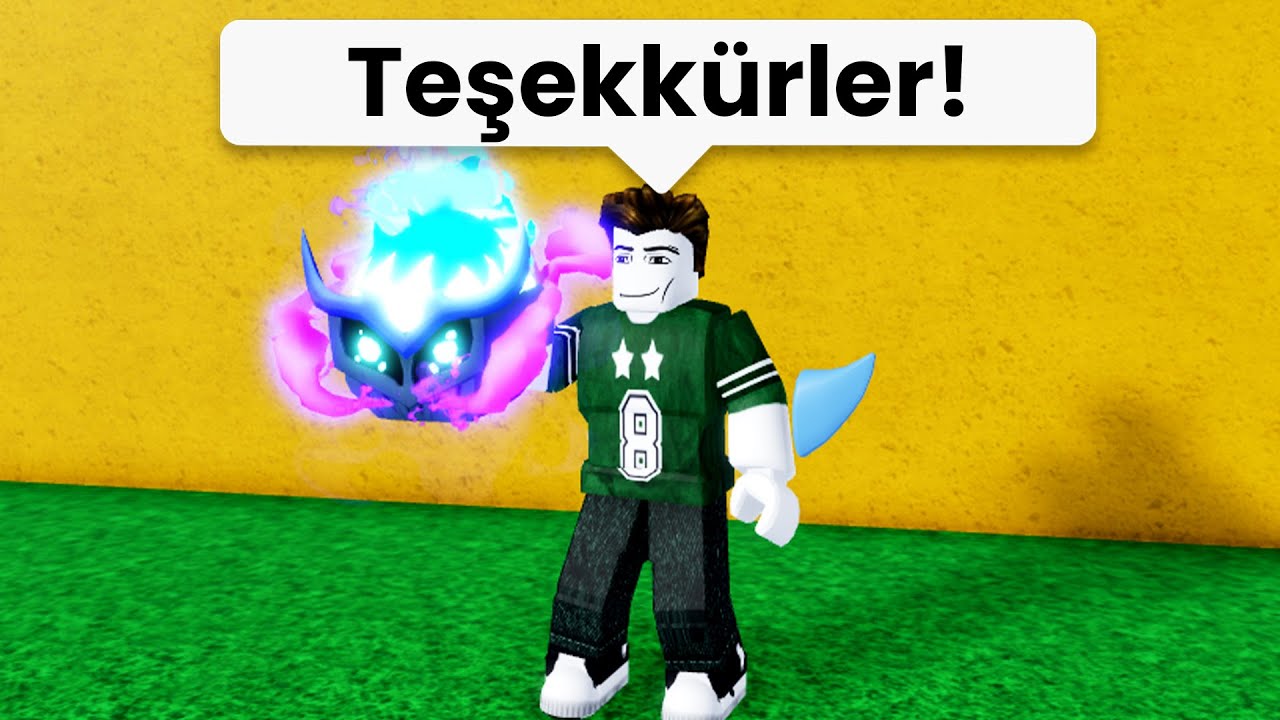 NOOB'LARA BEDAVA MEYVE VERDİM! 🤯 | Blox Fruits Türkçe