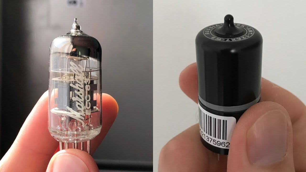 Сравнение ламп Marshall ECC83 vs AMT 12AX7WS в преампе Marshall JMP-1