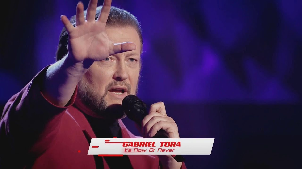 ✌ Gabriel Tora - It's Now Or Never ✌ AUDITIILE pe nevăzute | VOCEA României 2019 FULL HD