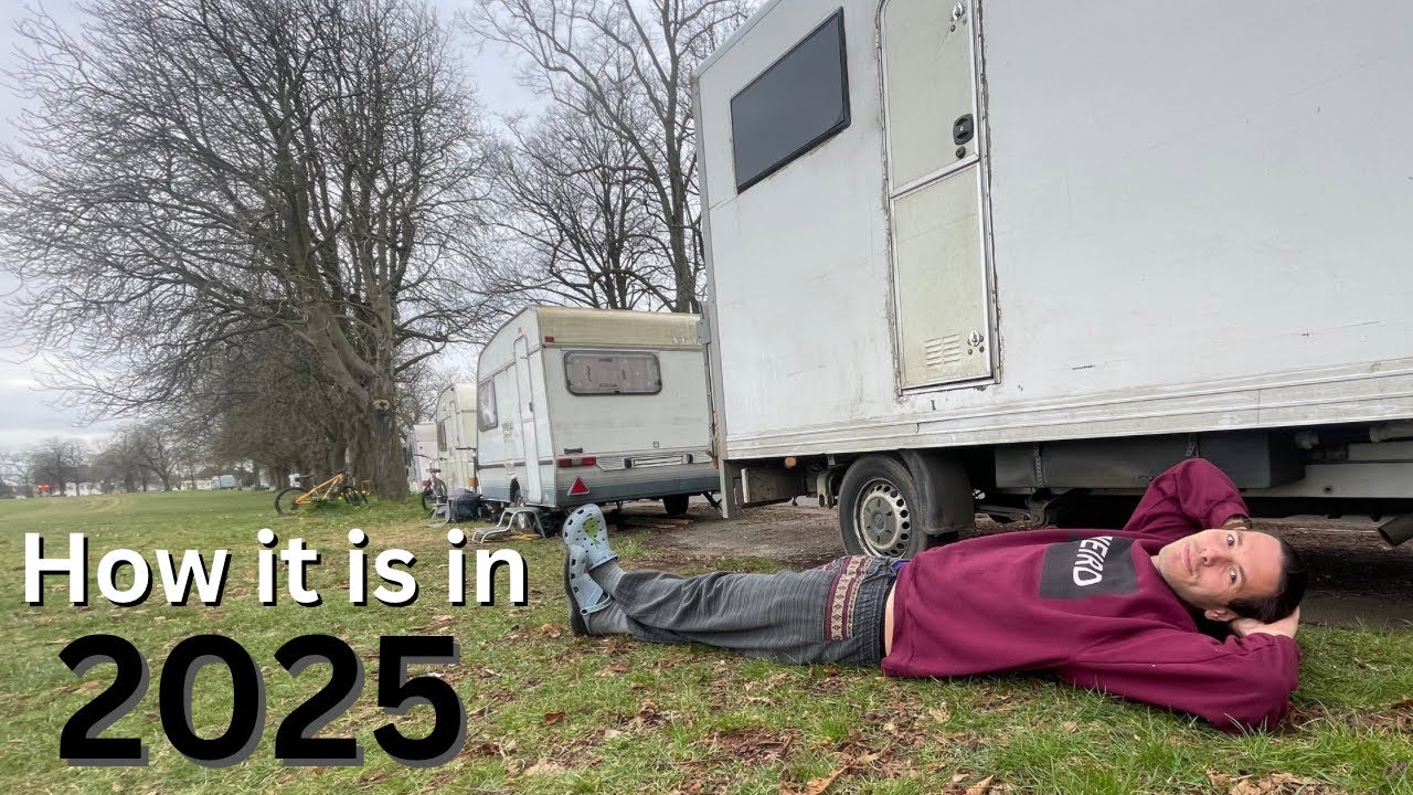 I stay in my VAN at ‘CARAVAN CITY’ in BRISTOL | I have new neighbours | This is how it looks now 👀