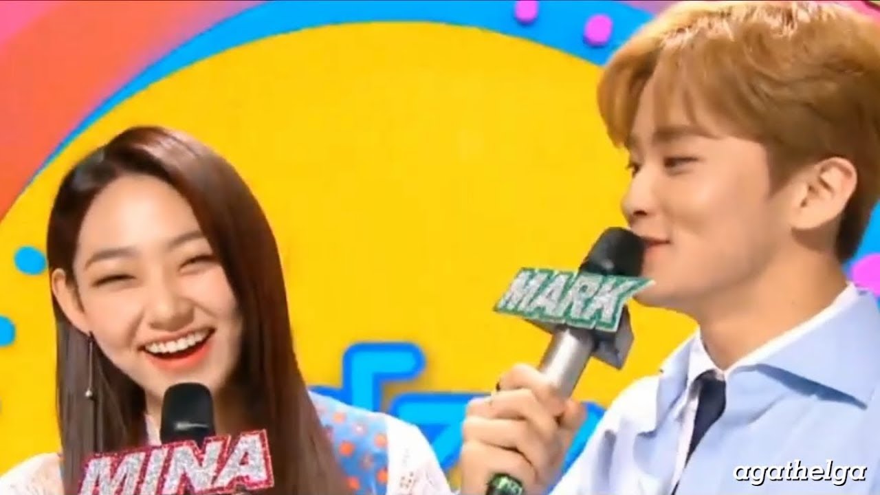 nct mark and gugudan mina sweet moments || part 2