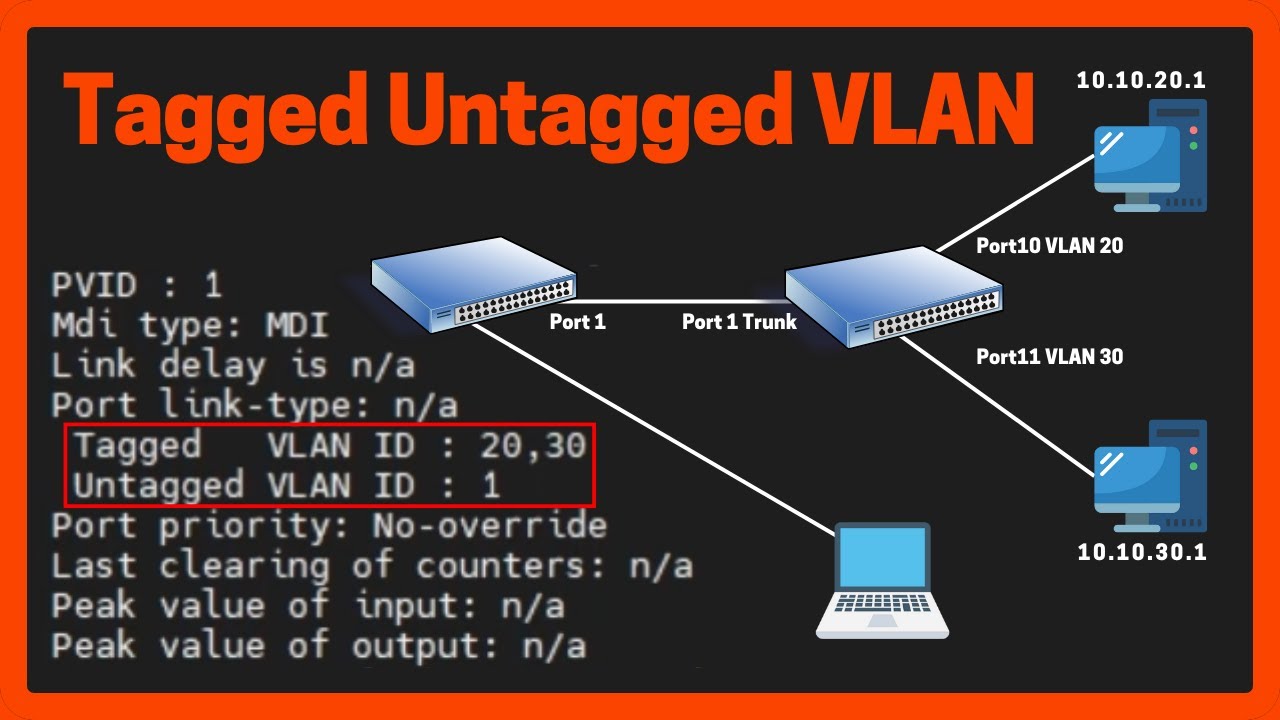 Tagged VS Untagged on Switch | Explain And Configure in real HP Aruba Switch