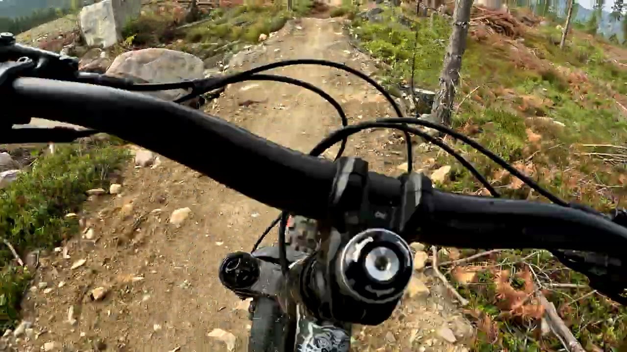 Rød løype, Nesfjellet bikepark👍