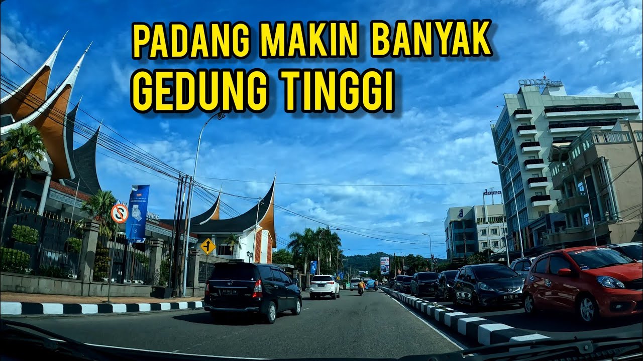 PERJALANAN DI RANAH MINANG ‼️ DARI JALAN AHMAD YANI HOTEL SANTIKA PREMIERE MENUJU PANTAI PADANG
