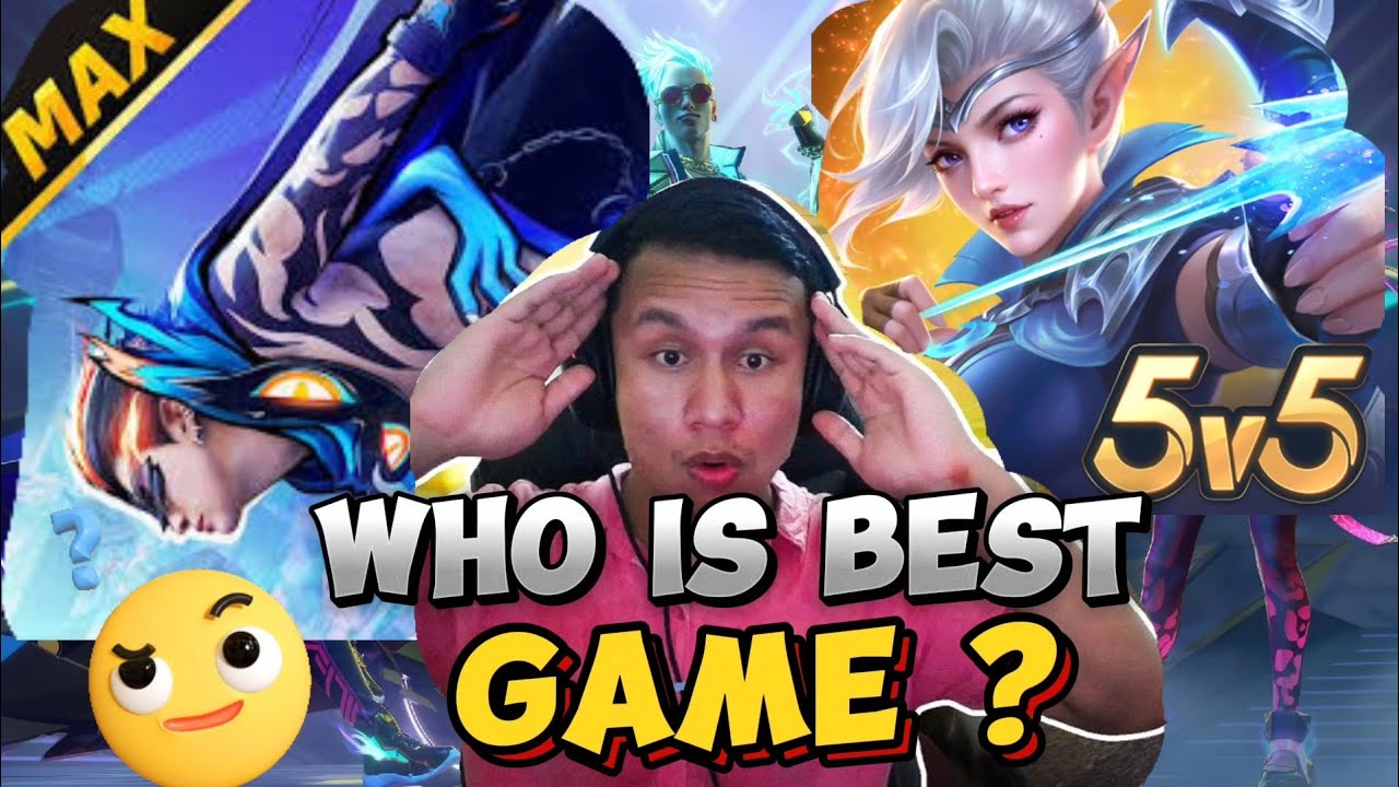 Who is game best? Moba legend ya free fire| raistar moba legend game 🎮